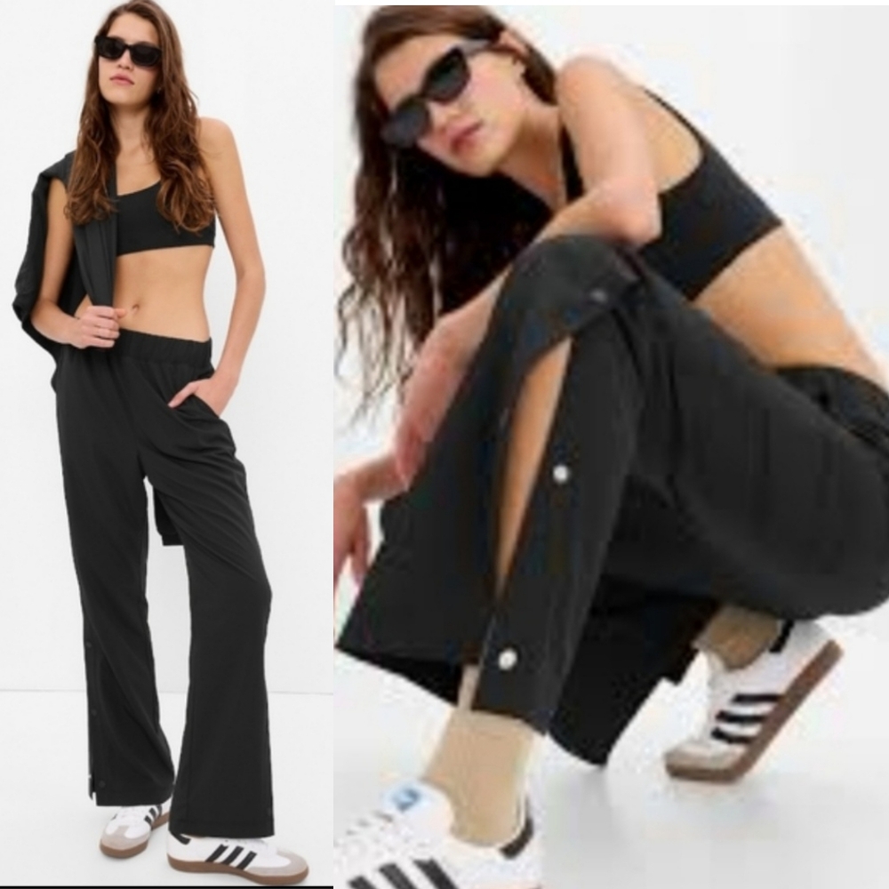 NWT Gapfit high rise recycled fleece-lined  track pants Size XL